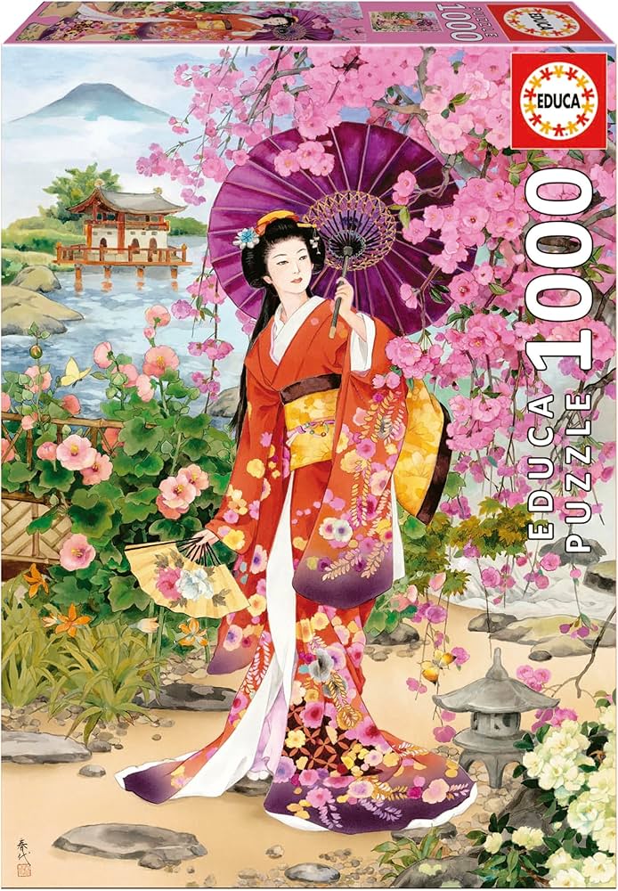 Amazon.com: Educa - Teien, Haruyo Morita | 1000 Piece Puzzle for